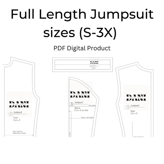 Jumpsuit Pattern PDF